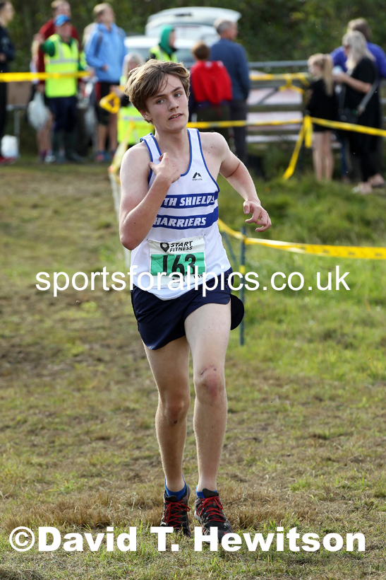 Boys under-15s 2021 North Eastern Harrier League, Druridge Bay. Photo: David T. Hewitson/Sports for All Pics